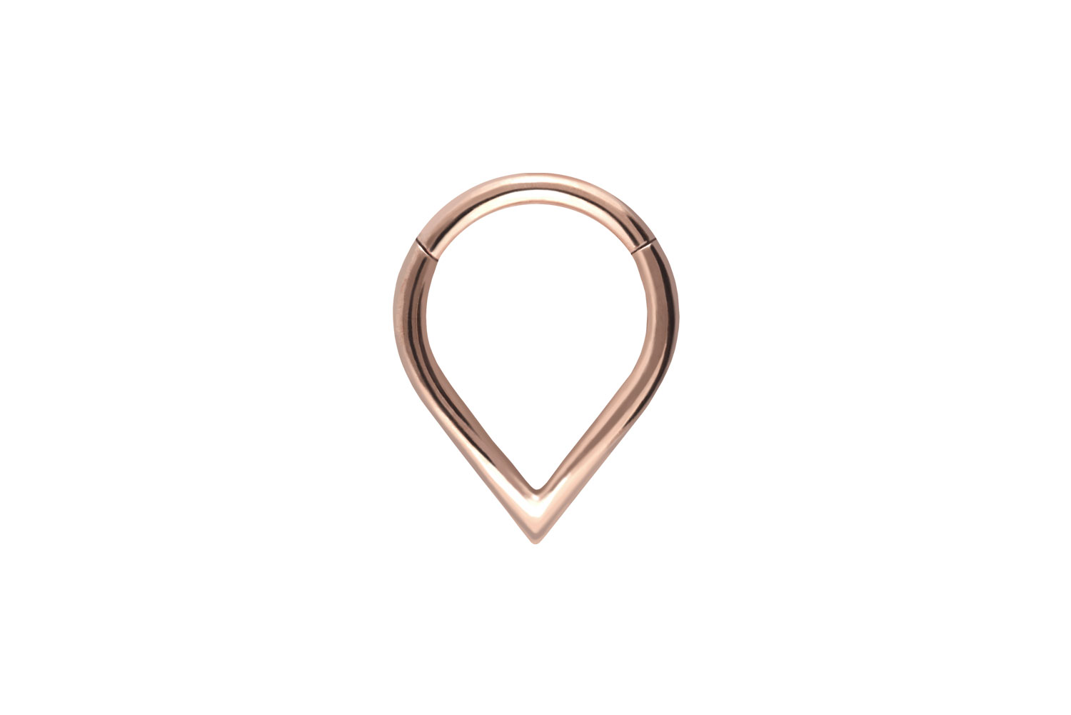 Titan Segmentring Clicker Piercing SPITZ